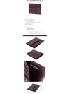 Four Stitch Card Wallet Merlot - MAISON MARGIELA - BALAAN 3