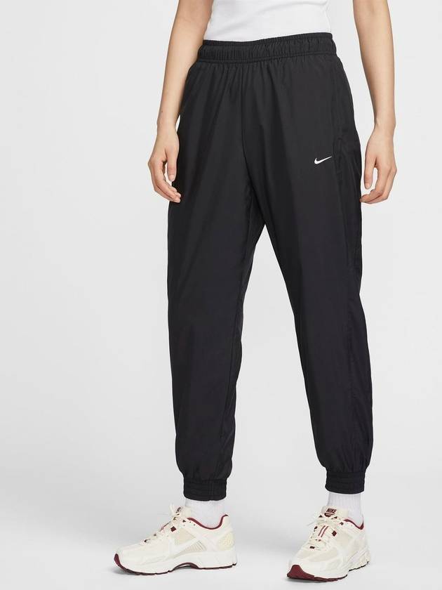 Sportswear Classic Woven Uv Mid-Rise Loose Jogger Track Pants Black - NIKE - BALAAN 2