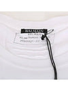 Totem Print Short Sleeve T-Shirt White - BALMAIN - BALAAN 6