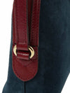 Ophidia small suede cross bag navy - GUCCI - BALAAN.