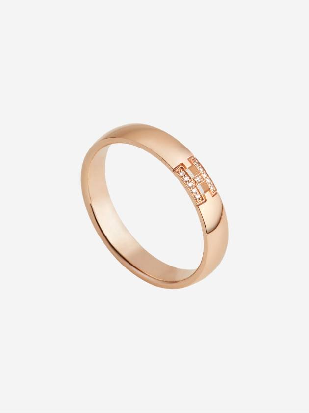 Ever Herakles Wedding Band Ring Rose Gold - HERMES - BALAAN 2