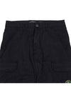 Pantaloni Comfort Fit Cargo Straight Pants Black - STONE ISLAND - BALAAN 4