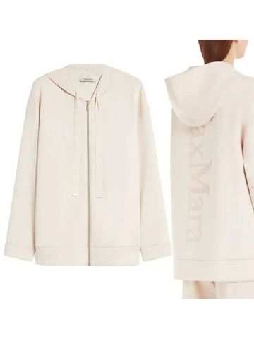 ZUAI 002 Zuai cotton hooded zip-up cardigan - MAX MARA - BALAAN 1