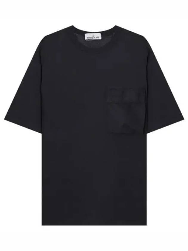 Organic Cotton Bag Logo T Shirt Short Sleeve Men s Tee - STONE ISLAND - BALAAN 1