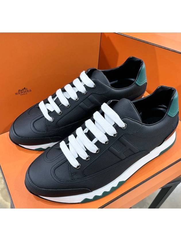 Trail Low Top Sneakers Black - HERMES - BALAAN 2