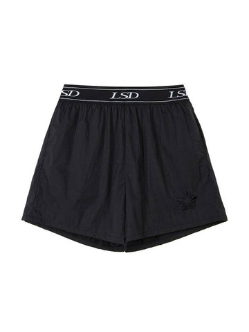 Runway LSD Logo Nylon Shorts Black - ULKIN - BALAAN 1