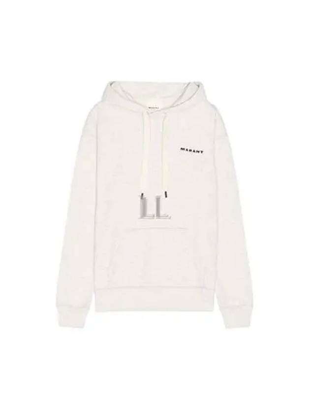 Marcello Embroidered Logo Hoodie Ecru - ISABEL MARANT - BALAAN 2