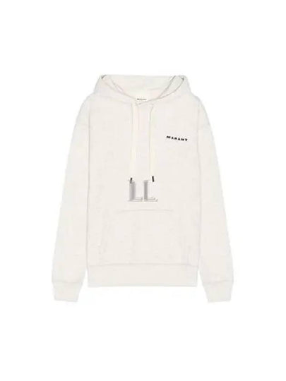 Marcello Embroidered Logo Hoodie Ecru - ISABEL MARANT - BALAAN 2