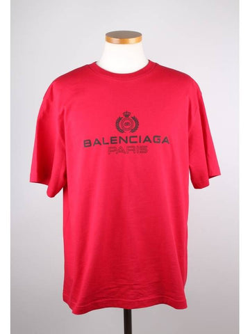 Paris Logo Short Sleeve T Shirt S - BALENCIAGA - BALAAN 1