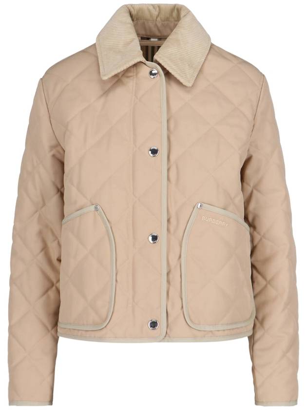 Quilted Classic Collar Jacket Beige - BURBERRY - BALAAN 2