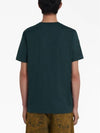 Stitch Logo Short Sleeve T-Shirt Green - MARNI - BALAAN 6