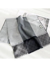 GG Jacquard Wool Muffler Grey - GUCCI - BALAAN 8