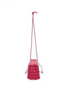 Pleated Tropical Bucket Bag Pink - ISSEY MIYAKE - BALAAN 2