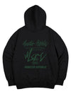 Movement lettering deep green hoodie black - MONSTER REPUBLIC - BALAAN 2