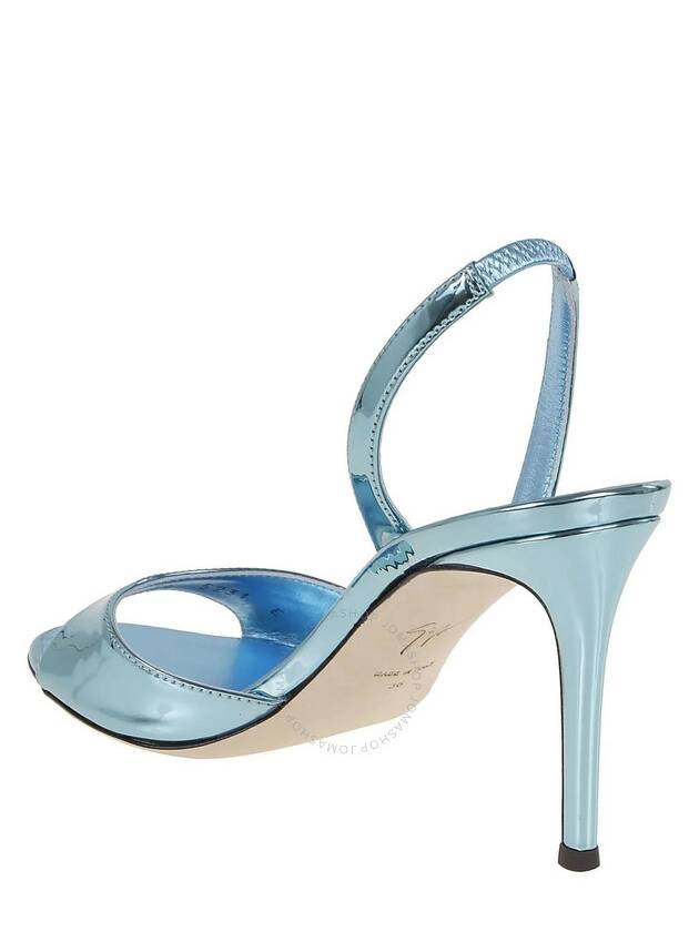 Giuseppe Zanotti Basic 85 Slingback Metallic Sandals, Brand Size 36 ( US Size 6 ) - GIUSEPPE ZANOTTI - BALAAN 3