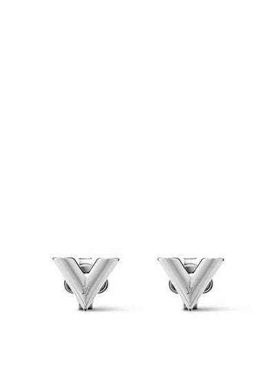 Essential V Stud Earrings Silver - LOUIS VUITTON - BALAAN 2