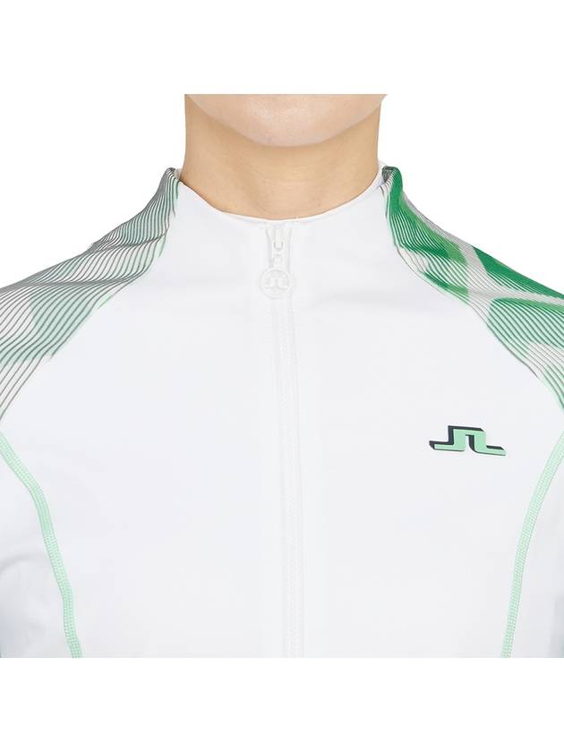 June 3D Sleeve Golf Zip up White GWJS06287 0000 - J.LINDEBERG - BALAAN 8