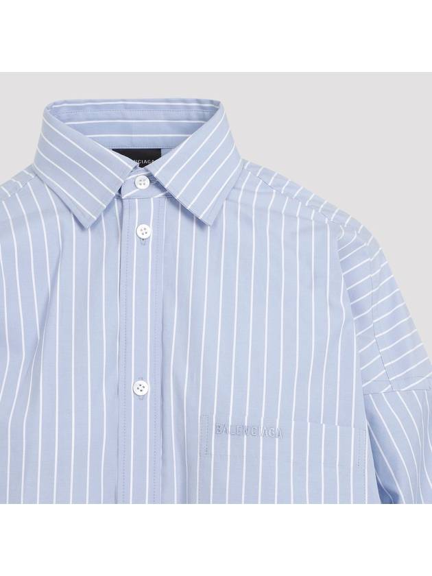 Balenciaga Asymmetrical Striped Shirt Clothing - BALENCIAGA - BALAAN 3