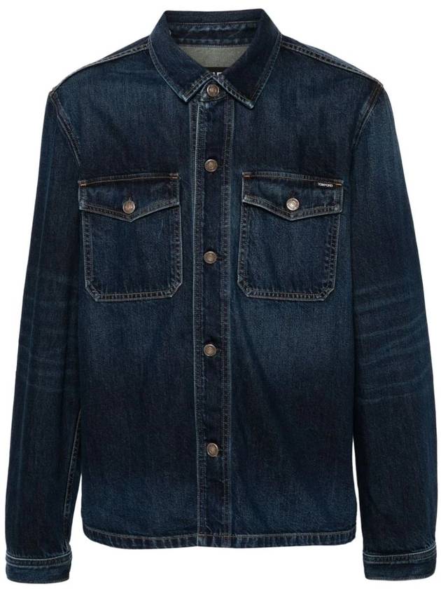 Tom Ford Denim Jacket With Pockets - TOM FORD - BALAAN 1