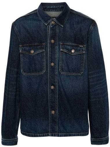 Tom Ford Denim Jacket With Pockets - TOM FORD - BALAAN 1