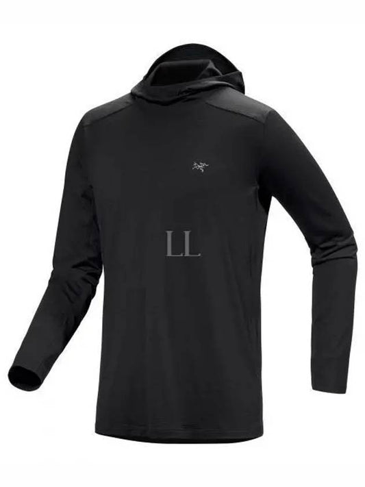 Ionia Merino Wool Hoodie Black - ARC'TERYX - BALAAN 2