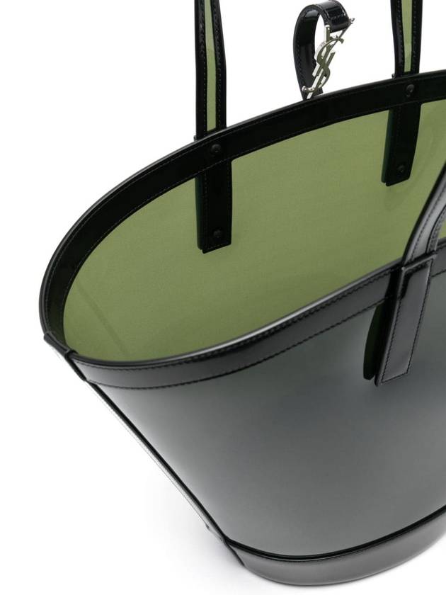 Medium Panier Tote Bag Green - SAINT LAURENT - BALAAN 6