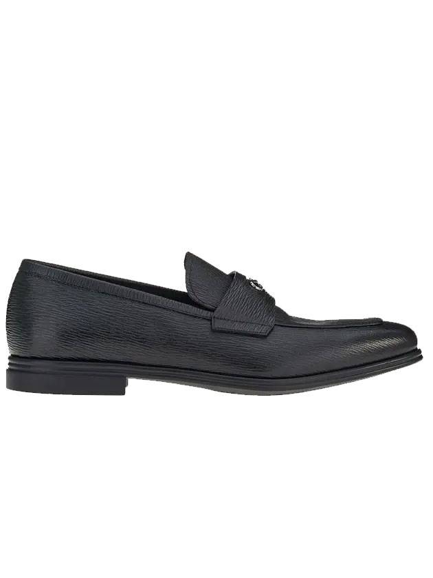 Salvatore Gancini Ornament Moccasin Loafers - SALVATORE FERRAGAMO - BALAAN.