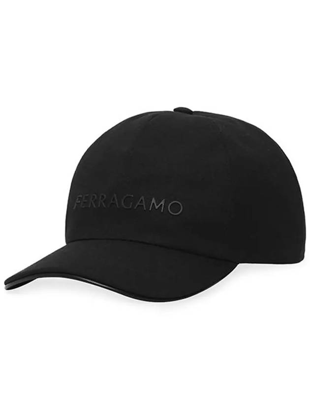 Logo Ball Cap Black - SALVATORE FERRAGAMO - BALAAN 6