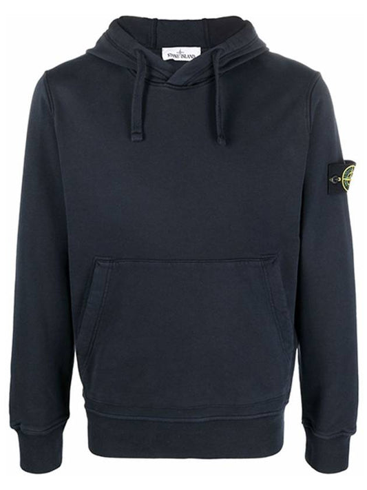 Wappen Patch Hoodie Dark Navy - STONE ISLAND - BALAAN 2