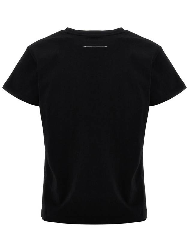 Logo Short Sleeve T-Shirt Black - MAISON MARGIELA - BALAAN 3