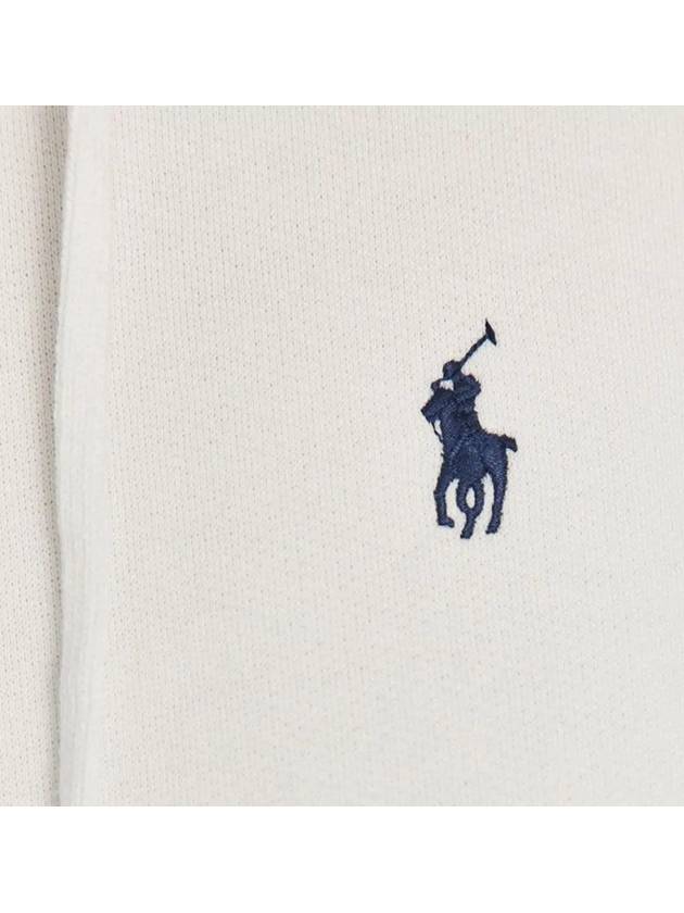 Women's Embroidered Logo Long Sleeve Hoodie White - POLO RALPH LAUREN - BALAAN 5