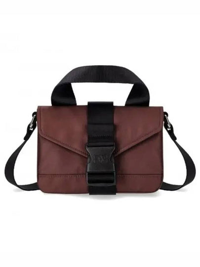 Tech Mini Satchel Cross Bag Burgundy - GANNI - BALAAN 2