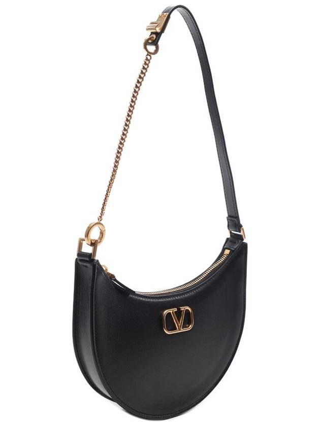 V Logo Shoulder Bag Black - VALENTINO - BALAAN 4