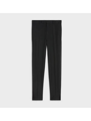 Classic Tux Wool Straight Pants Black - CELINE - BALAAN 1