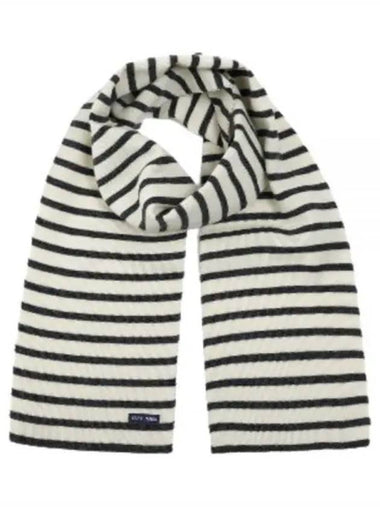 GRDE Scarf R EcruMarine 7701 50 Grande - SAINT JAMES - BALAAN 1