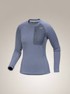 Kyanite Baselayer Crew Neck Long Sleeve T-Shirt Blue - ARC'TERYX - BALAAN 2