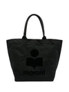 Yenky Logo Tote Bag Black - ISABEL MARANT - BALAAN 3