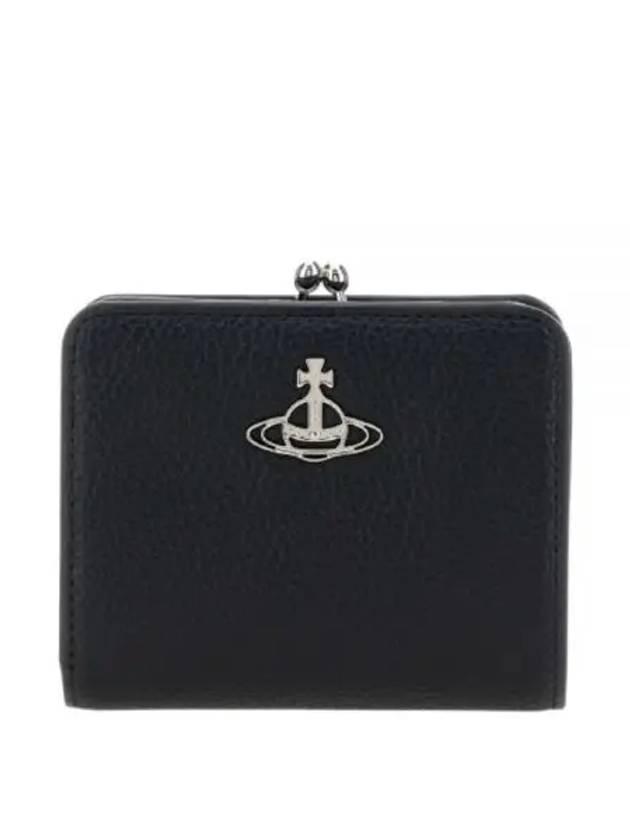 ORB Logo Half Wallet Black - VIVIENNE WESTWOOD - BALAAN 2