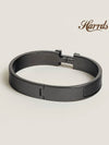 Clic HH So Black Bracelet Noir Mat - HERMES - BALAAN.