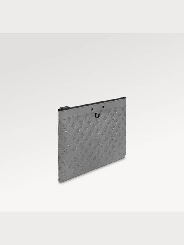 Pochette Discovery Clutch Bag Grey - LOUIS VUITTON - BALAAN 4