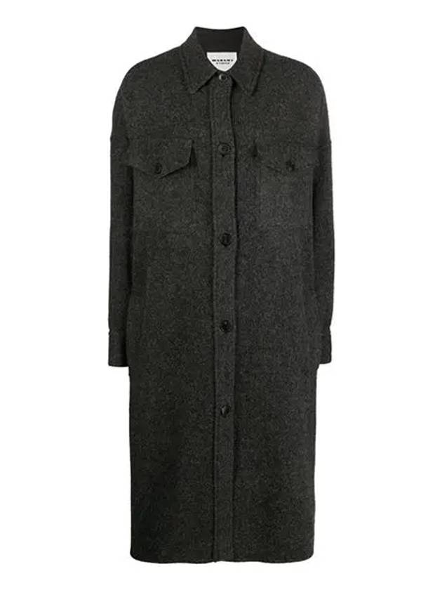 Isabel Marant FONTIA Pontia wool blend coat MA0024FA A1D26E 02AN - ISABEL MARANT - BALAAN 1