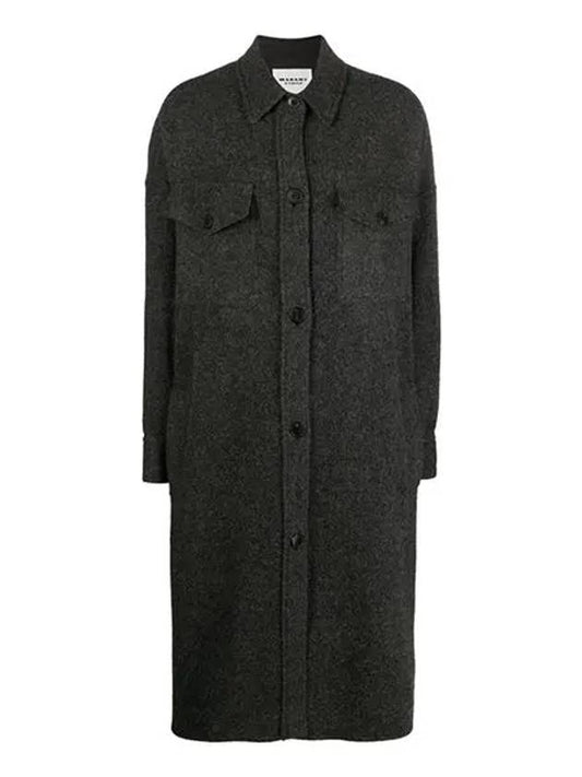 Isabel Marant FONTIA Pontia wool blend coat MA0024FA A1D26E 02AN - ISABEL MARANT - BALAAN 2