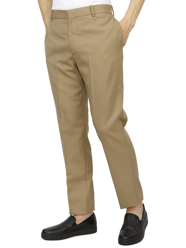 Tailored Cigarette Straight Pants Dark Beige - ALEXANDER MCQUEEN - BALAAN 6