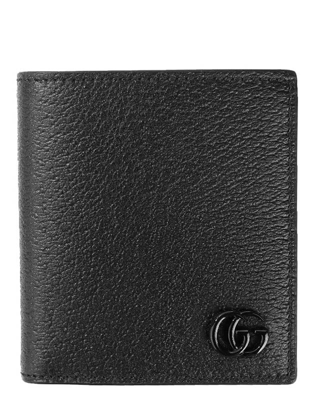 GG Marmont leather wallet black - GUCCI - BALAAN 2