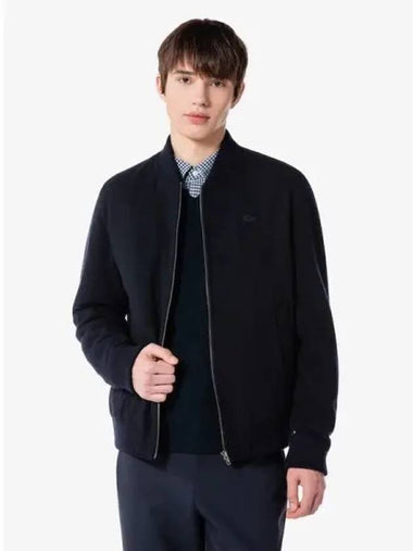 Men s Stadium Neck Wool Hybrid Jacket Jumper BH783E 54N 166 Domestic Product GQ2N24092437210 - LACOSTE - BALAAN 1