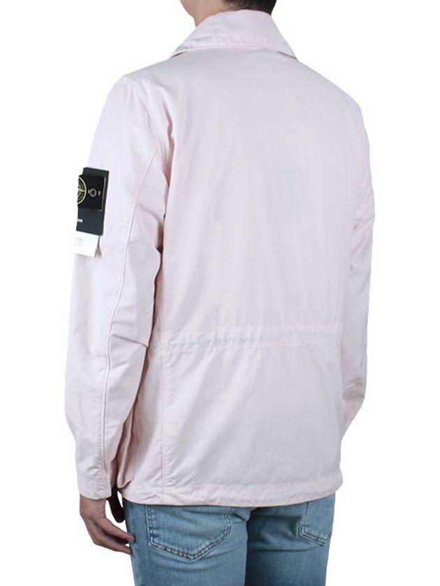 Logo Applique Shell Field Jacket Light Pink - STONE ISLAND - BALAAN 6