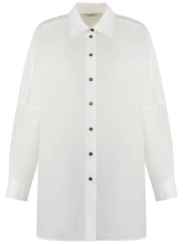 Philosophy Di Lorenzo Serafini Cotton Blend Shirt - PHILOSOPHY DI LORENZO SERAFINI - BALAAN 1