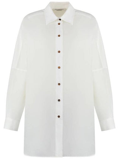 Philosophy Di Lorenzo Serafini Cotton Blend Shirt - PHILOSOPHY DI LORENZO SERAFINI - BALAAN 1