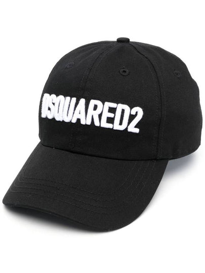 Logo Base Ball Cap Black - DSQUARED2 - BALAAN 2