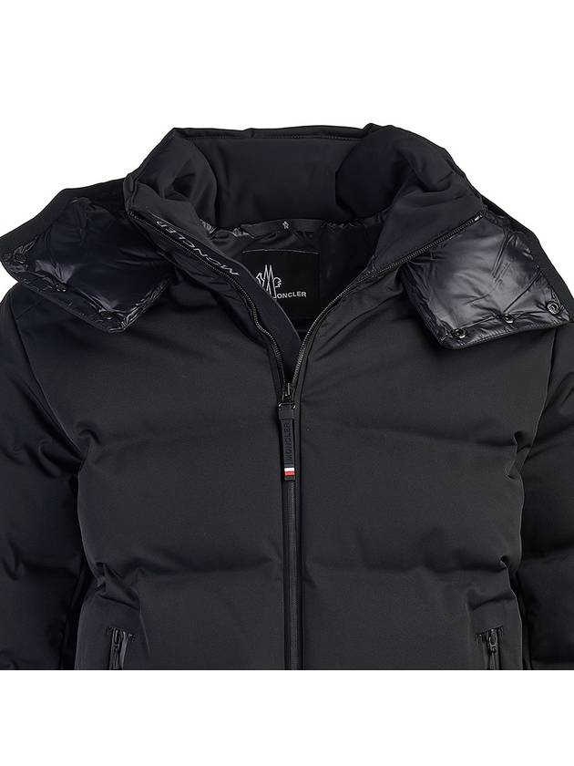 Men's Montgetech Hooded Down Ski Padding Black - MONCLER - BALAAN 5